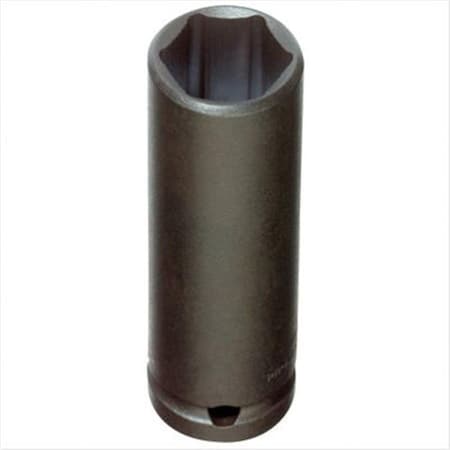 Proto 1/2 in Drive Impact Socket Deep Socket, Black Oxide, Skt Imp 1-2 Dr 9-16 6 Pt 577-7318H